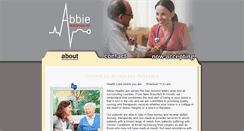 Desktop Screenshot of abbiehealthcare.com